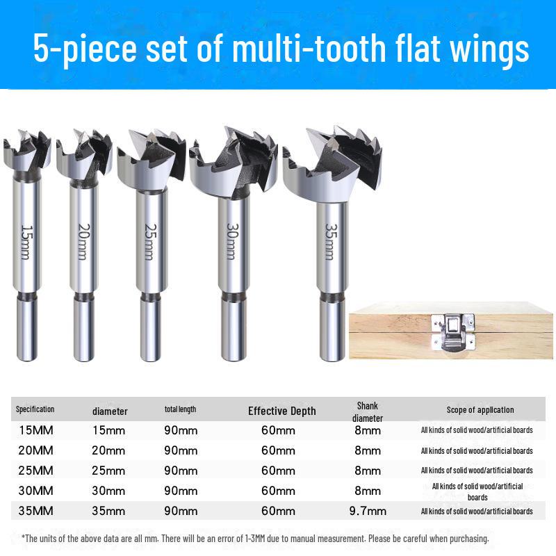 

Набор открывалок для деревообработки для дверных замков, петель и деревянных досок. Сверло с плоским крылышком для точного сверления.