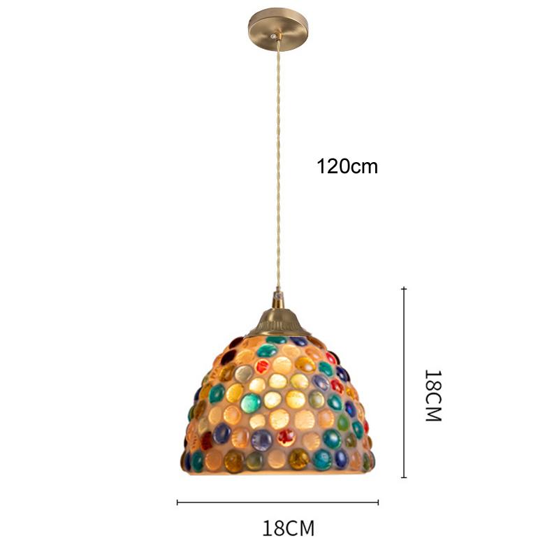 Mediterranean Sea Shell Hanging Light Ceiling Color Seashell Pendant Lamp Dining Room Bedroom LED Chandelier Lighting Restaurant