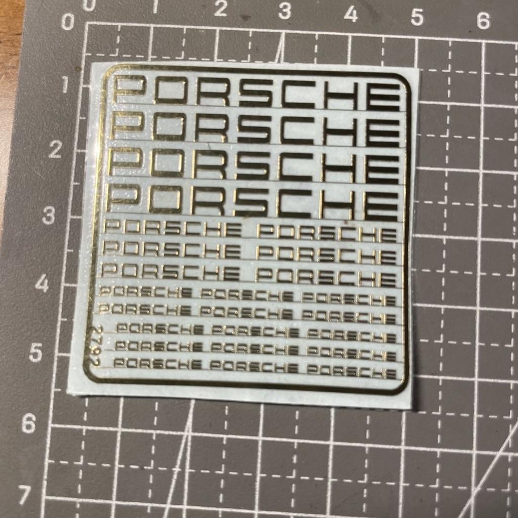 Hbcr1 Metall-Aufkleber für Porsche Modell Aufkleber DIY Dekorieren Aufkleber Motorrad Auto Laptop Fahrrad Koffer Aufkleber für Porsche Macan Cayenne Macan