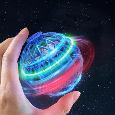 Flying Ball Hand Spinner, Small Gyro Flying Ball Toy, Finger Spinner, Boomerang Spinner, Drone Toy, Light Boomerang Flying Ball, 360° Rotation with LE