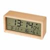 Digital Alarm Clock Easy to Read Wooden Compact for Nightstand