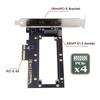 Xiwai 4X Host Converter EDSFF NVMe Ruler 1U Thickness Short SSD Carrier Adapter PCI-E4.0 GEN-Z E1.S 5.9mm 8.0mm