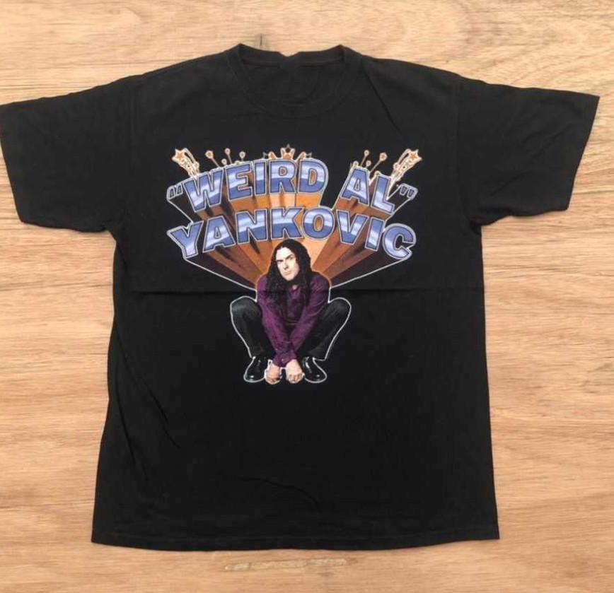 Vintage weird al yankovic Tee Cotton Unisex Shirt AN057 Unisex T-Shirt L