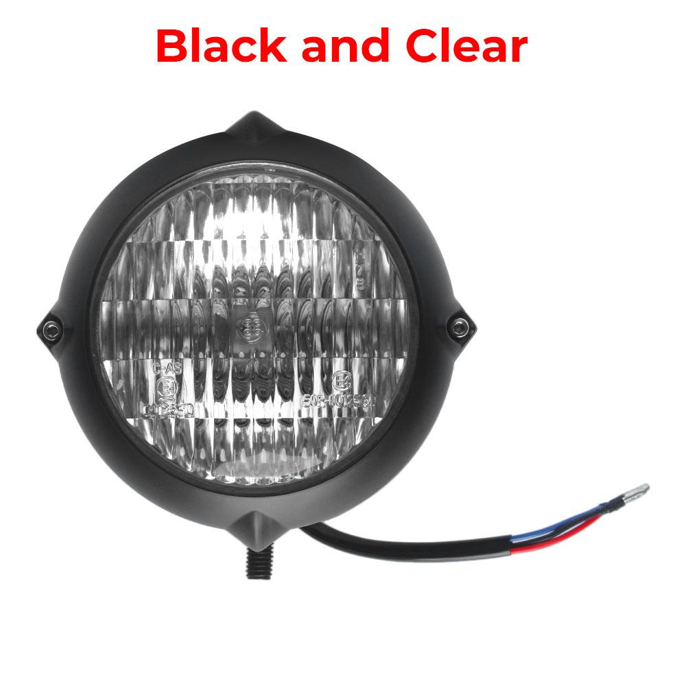 Retro Motorcycle Part 12V Headlight High Beam/Low Beam For Harley Kawasaki Honda Yamaha Suzuki Chopper Cafe Racer Bobber Cruiser