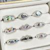 Creative Pattern Cute Graffiti Niche Colorful Cartoon Open Ring Schoolgirl Sweet Versatile Light Luxury Ring Tide
