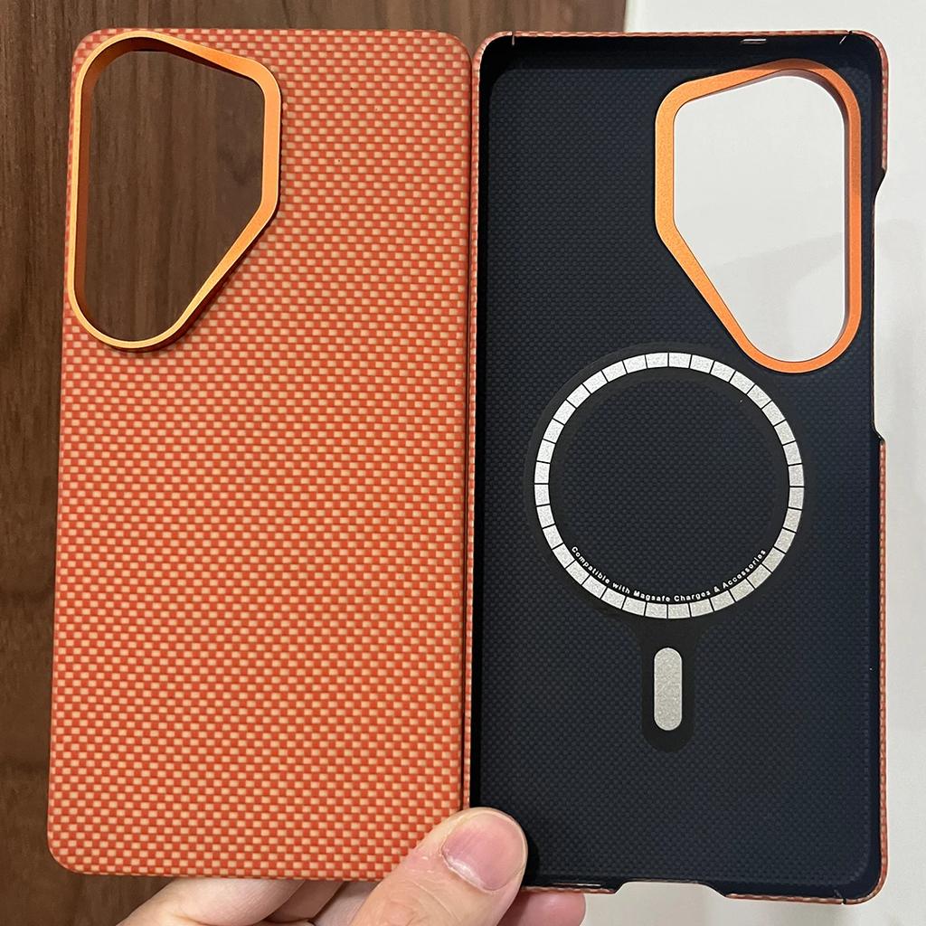 Magnetic Aramid Carbon Fiber Phone Case Cover On For Samsung Galaxy S26 Ultra Plus 5G S 26 S26Ultra Global 512 Magsafe Macsafe