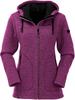 Куртка Maul Strickfleece Coat Cape фиолетовая