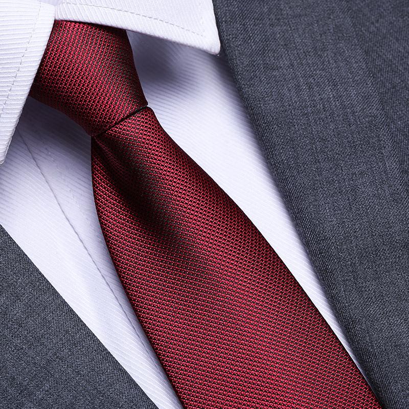 Married Men'S Red Zipper No-Tie Formal Tie Business Black Professional Groom Korean Version One-Pull Tie