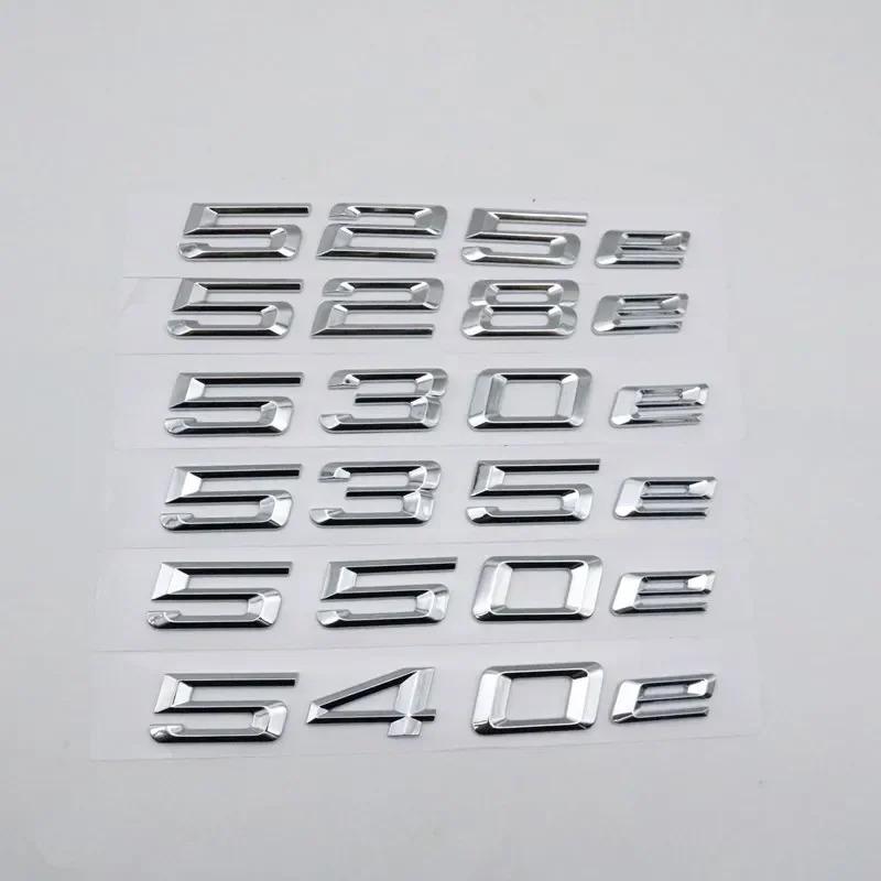 מדבקת אותיות תלת-ממדית ABS לרכב אחורית עבור BMW 316e 318e 320e 325e 330e 340e 335e 520e 528e 530e 540e 550e 730e 740e 740Le 750Le