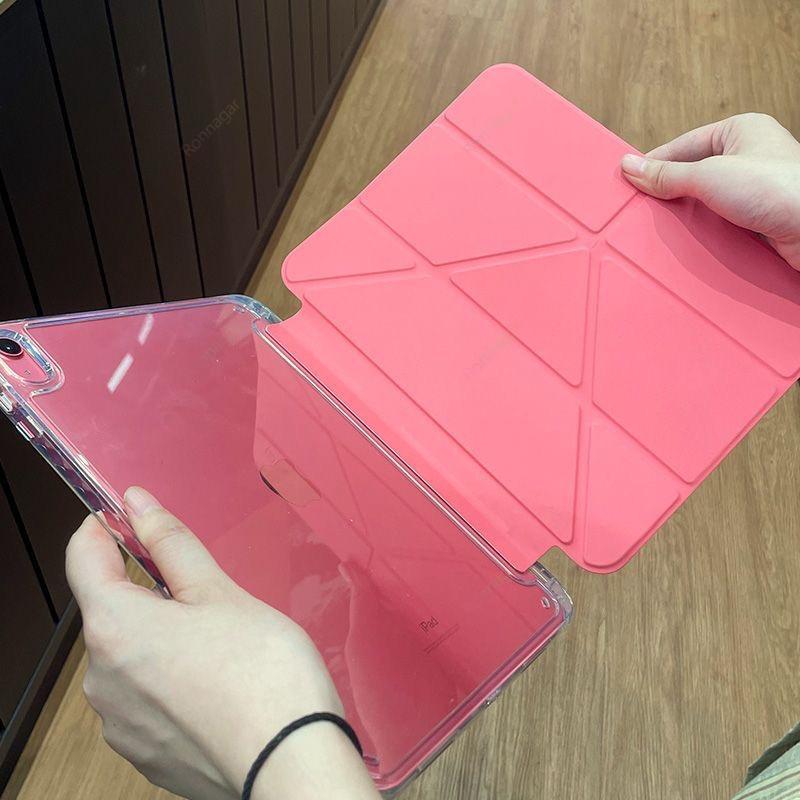 Multiple Folding Stand for IPad A16 11th 10th Gen Case 11Inch 2025 Air11 13'' M3 M2 Pro11 13 Inch M5 M4 7/8/9th 10.2/10.5/10.9'' giallo