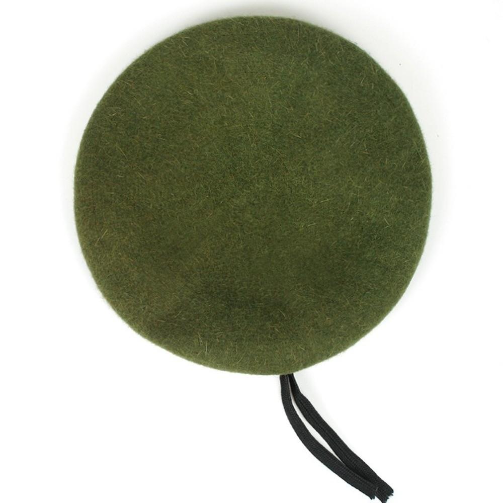 Solid Color Hip Hop Cap Woolen Cloth Flat Caps Unisex Painter's Hat