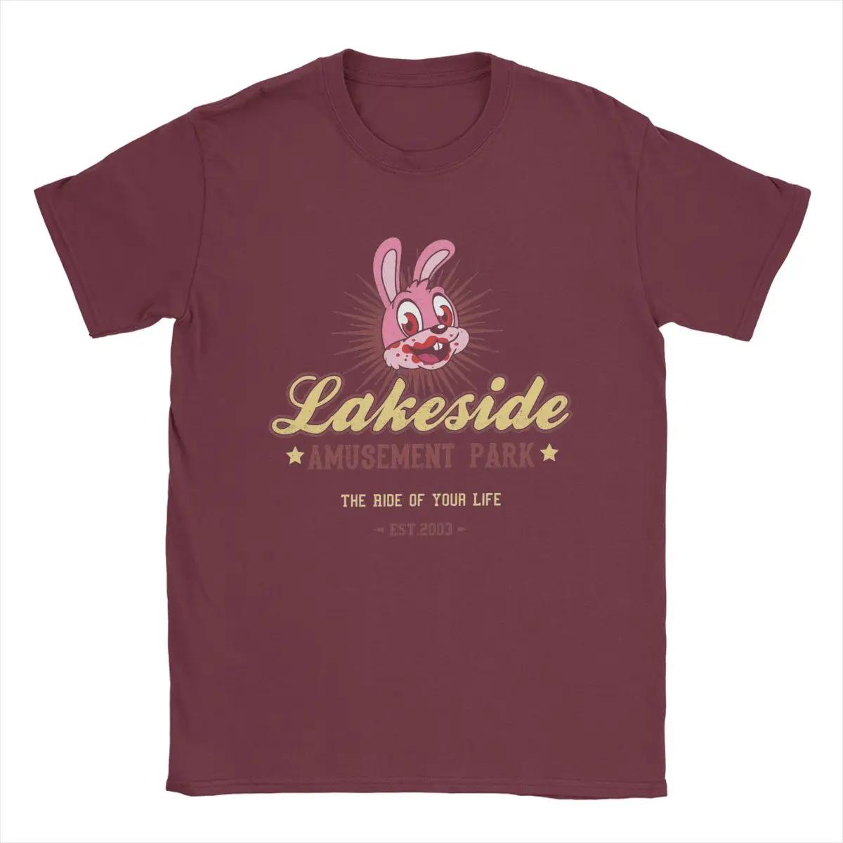 

Мужская футболка Lakeside Park Silent Hill из хлопка, новинка, футболки с коротким рукавом и круглым вырезом, футболки в подарок на день рождения XXXXXL бордовый