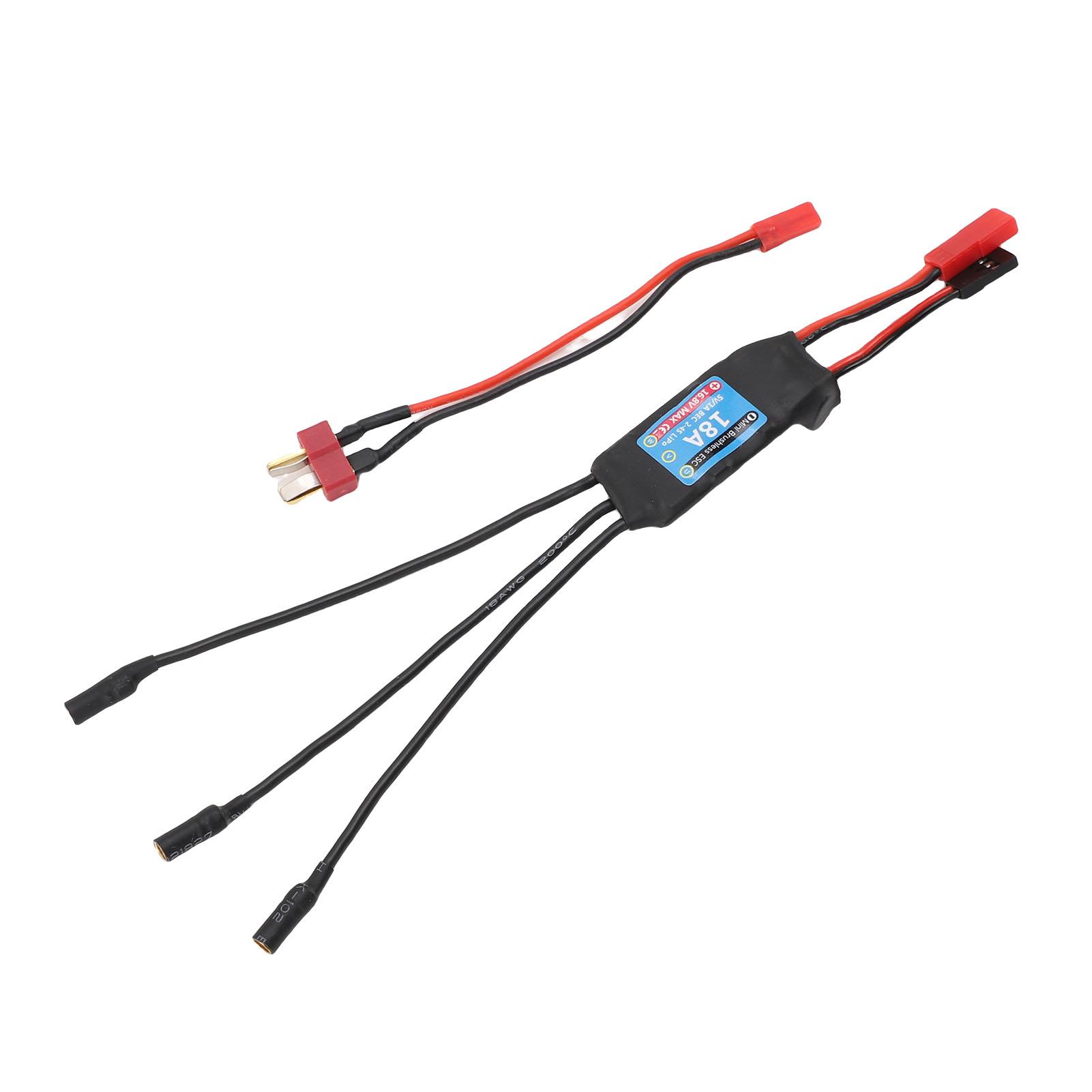 

18A Безколекторний ESC Електричний регулятор швидкості Кабель для підключення двигуна 3.5 Банан Гніздовий роз єм для