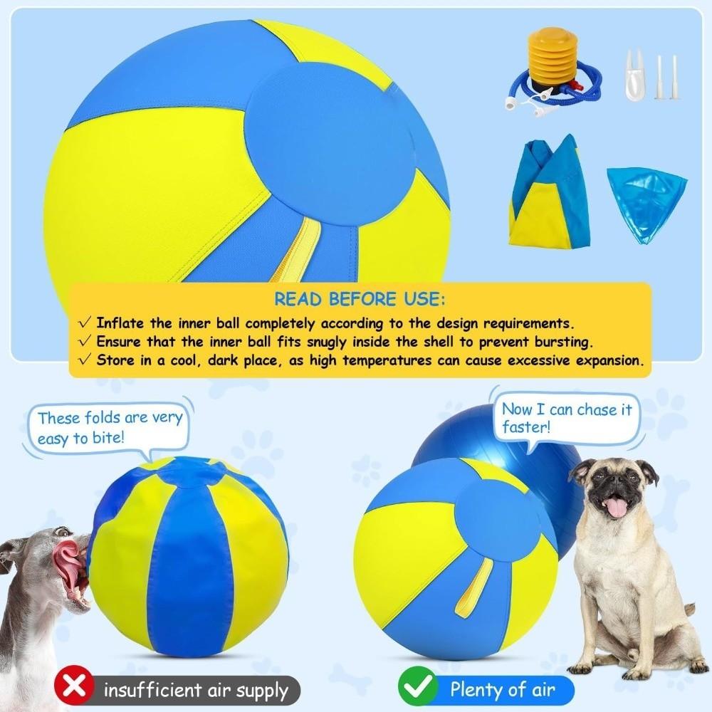 Wear Resistant Dog Giant Toy Ball Large Grazing Ball Pet Sports Ball Interactive Dog Ball Exercise