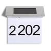 Solar LED House Number Light - Wall-Mounted Light Control