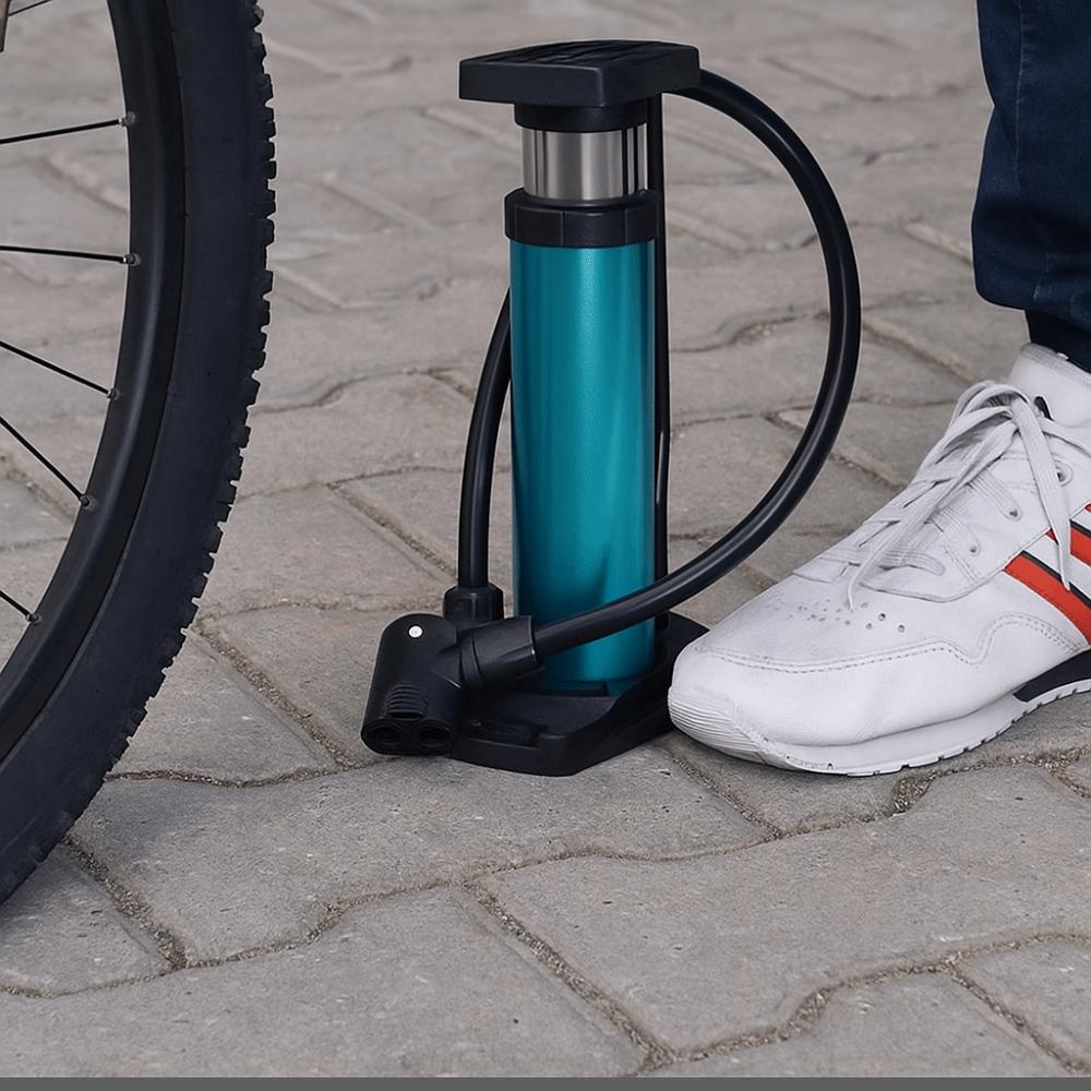 Step On Biking Air Pump Mini Bike Foot Pump Effortless Bicycle Inflator Pump  Motorcycle