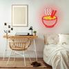 Ramen Neon Sign for Wall Decor Noodle LED Neon Lights Dimmable Food Noodle Light Up Signs LED Neon Signs for Japanese Resturant Home Bar Kitchen Room