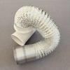 Practical Flexible Dryer Air Pipe Connector Heat Resistant Construction for Small Spaces and Improved Energy Efficiency