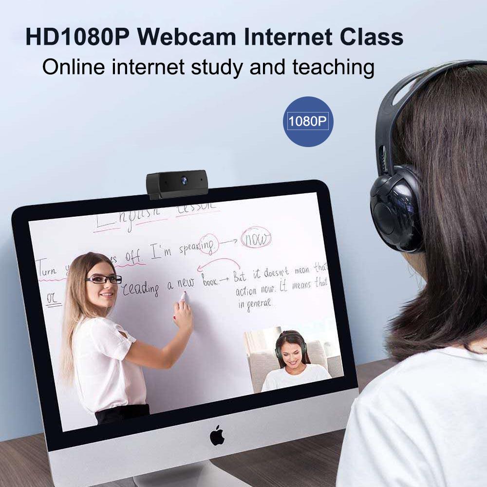 HD1080P Android Camera with Microphone, Plug & Play, Compatible with Windows, Mac, and Android Systems
