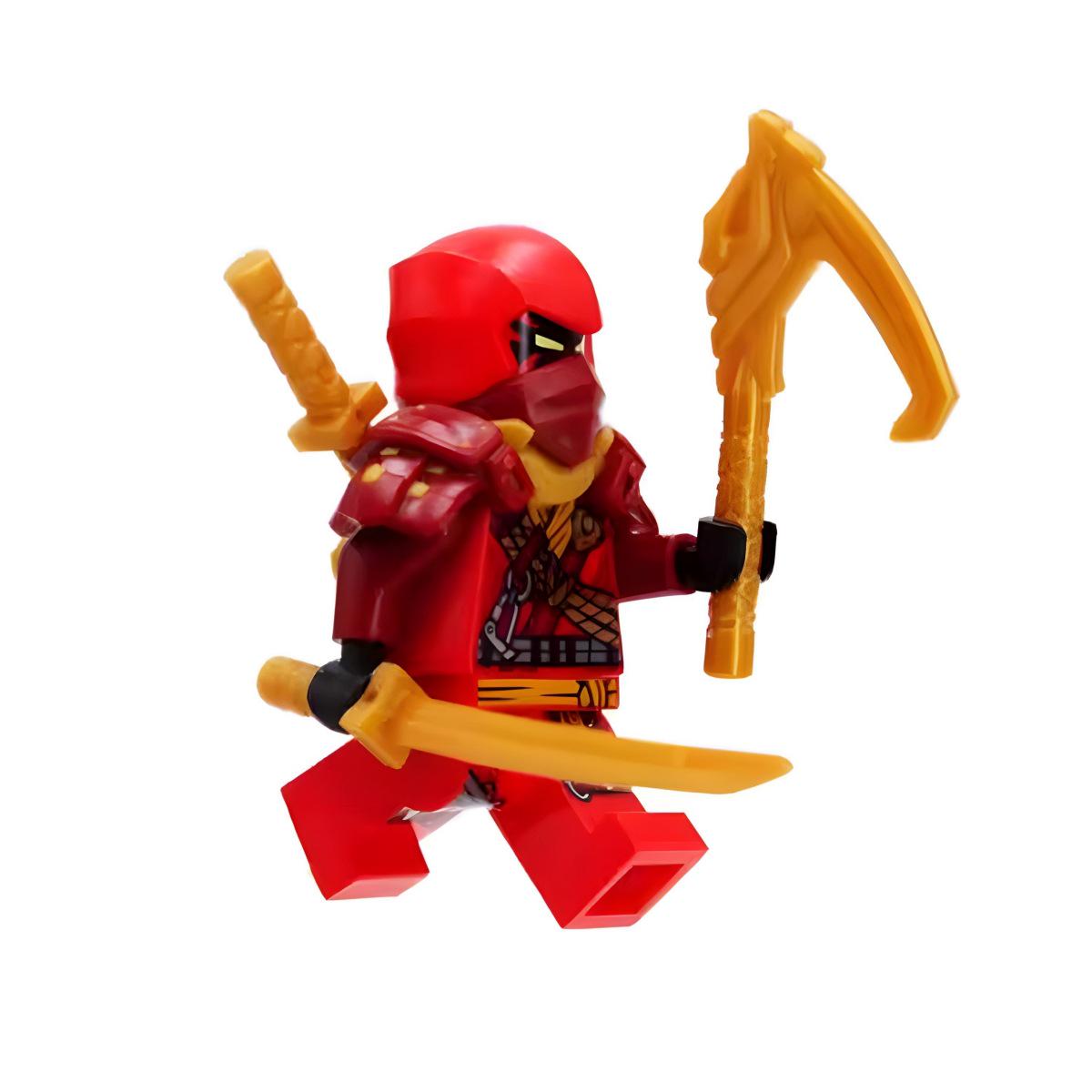 

Минифигурка Джей Сезон 18 Костюм ниндзя для лазания - Двусторонняя, совместимая с LEGO