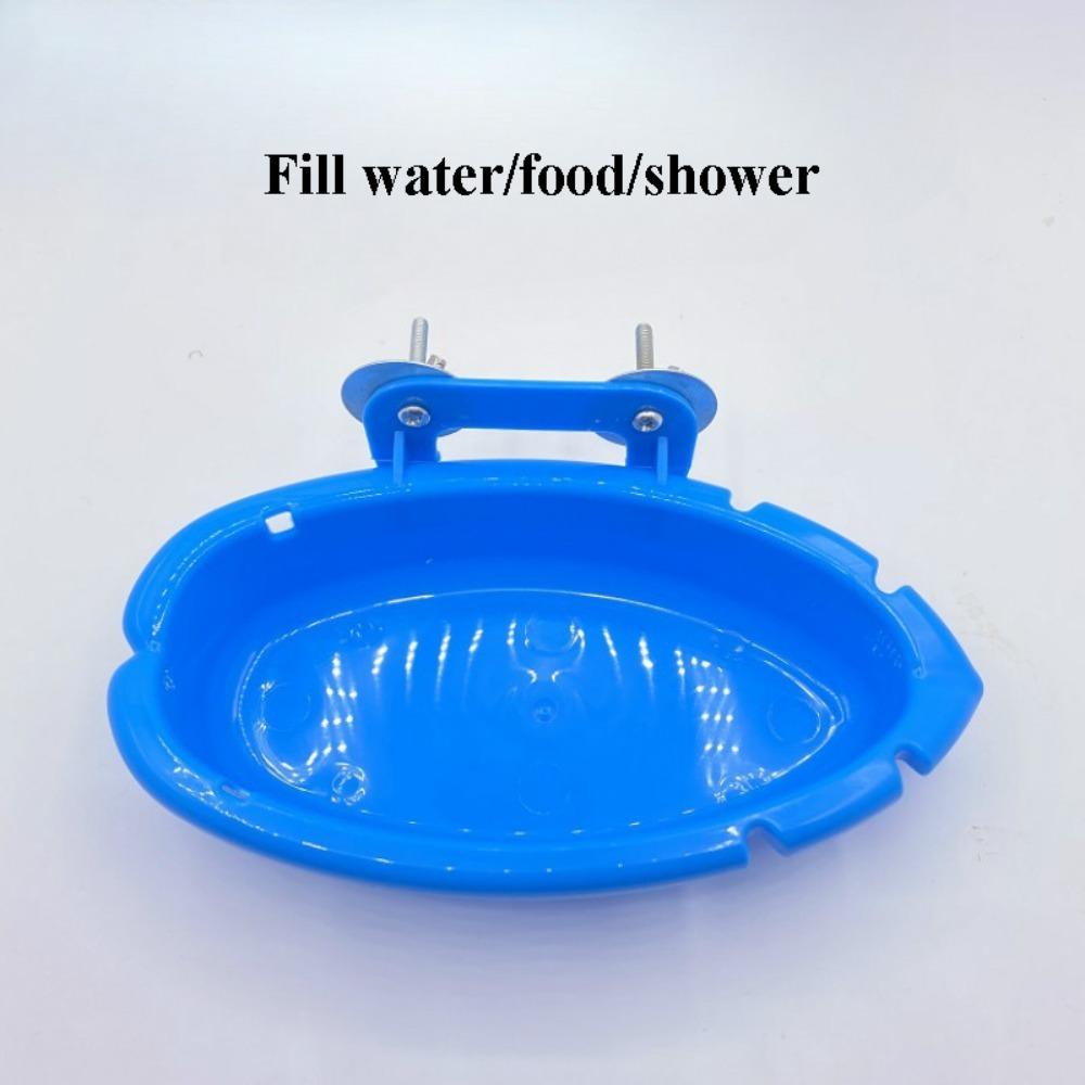 Bird bath box, parrot peony tiger skin bath box, food box, parrot bath box, feeder, bird bath box