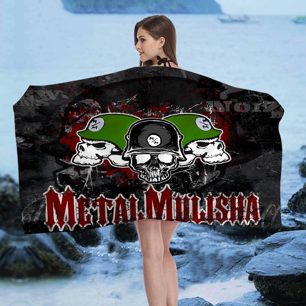 M-Metal M-Mulisha Microfiber Blanket Quick Drying Beach Towels Oversized Printing Super Absorbent Pool Towel Blanket