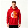 Men's No Pain No Gain Print Pullover Hoodie Casual Long Sleeve Athletic Sweatshirt for Men