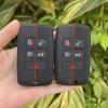 Silicone Car Key Cover Case for Land Rover Range Rover Sport Velar Evoque Freelander2 Discovery Jaguar XF XJ XJL XE Keychain Set