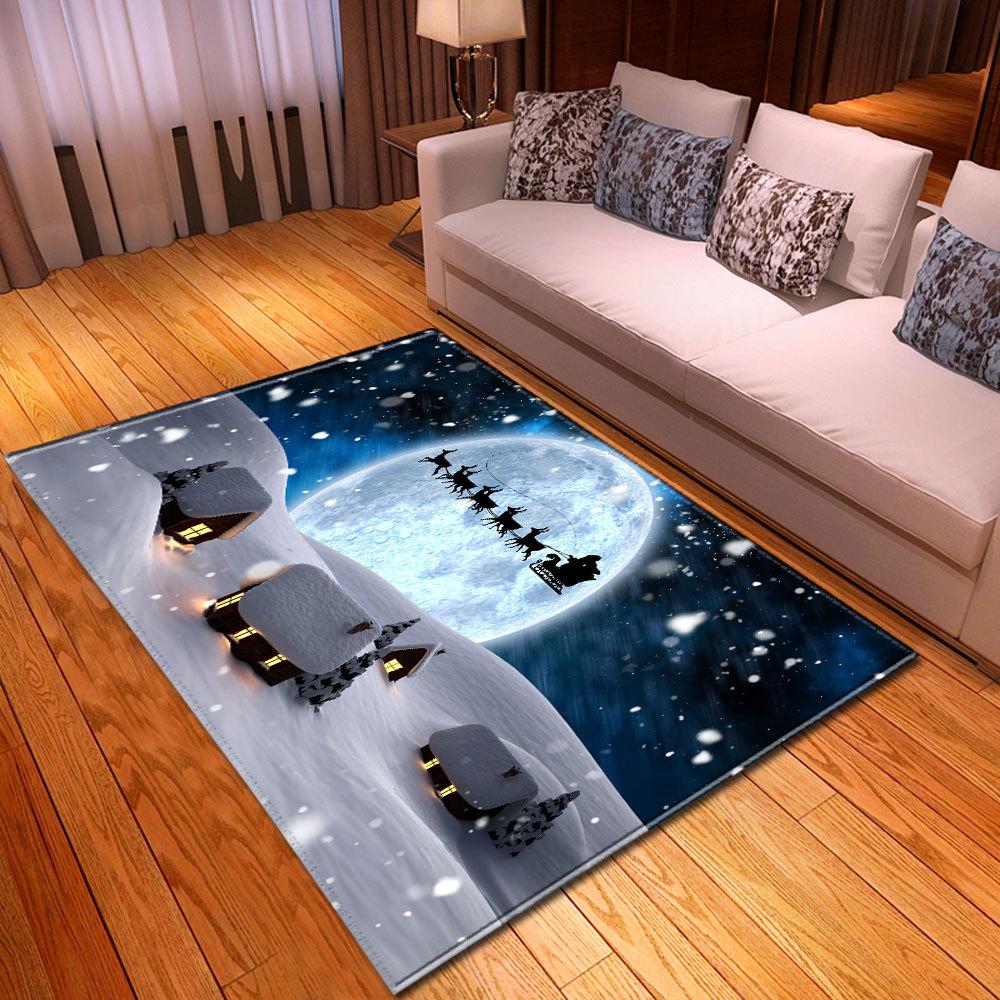 Christmas Living Room Floor Mat Bedroom Dining Room Carpet Carpet Doormat