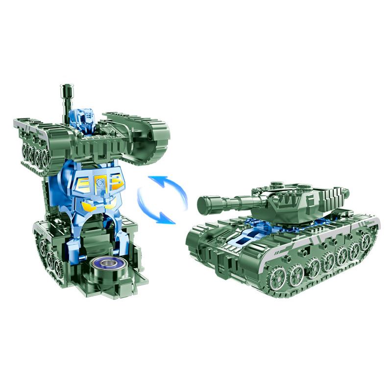 Креативный Мех Фиджет Спиннер Имитация Танка Робот-Трансформер Взрослые Игрушки-Антистресс Пластиковый Ручной Спиннер Игрушка для Снятия Стресса