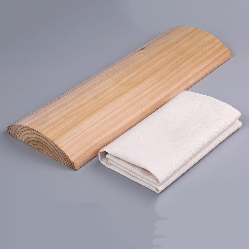 Lendenwirbel-Traktionskissen aus Massivholz für Bandscheibenvorfall und Rückenstütze