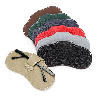 Genuine Leather Glasses Case Sun Glasses Spectacle Case Sunglasses Storage Bag Eyewear Cover Portable Glasses Case