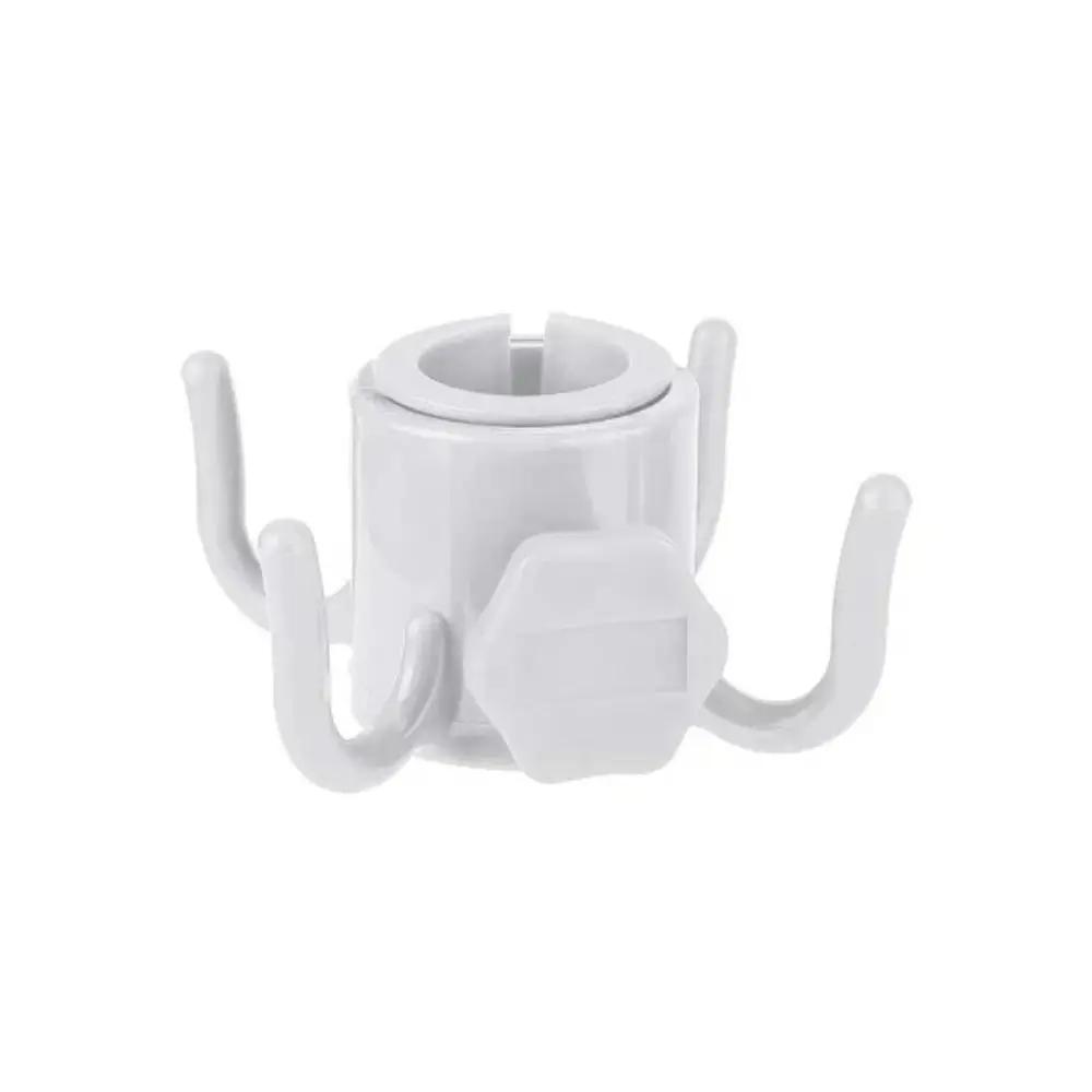 

2 Pack Beach Umbrella Hanging Hook, 4-prongs Plastic Umbrella Hook Hanging for Towels/Hats/Clothes/Camera/Sunglasses/Bags