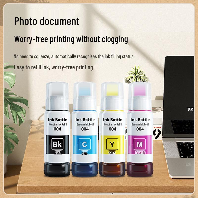 Compatible Epson 004 Ink for L1258, 3118, 3151, 3153, 3158, L3251, L3253 Printers
