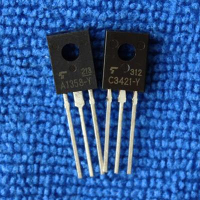 10 Pairs 2SA1358-Y/2SC3421-Y A1358-Y/C3421-Y Audio Transistor 2SA1358-Y + 2SC3421-Y A1358-Y + C3421-Y 20PCS