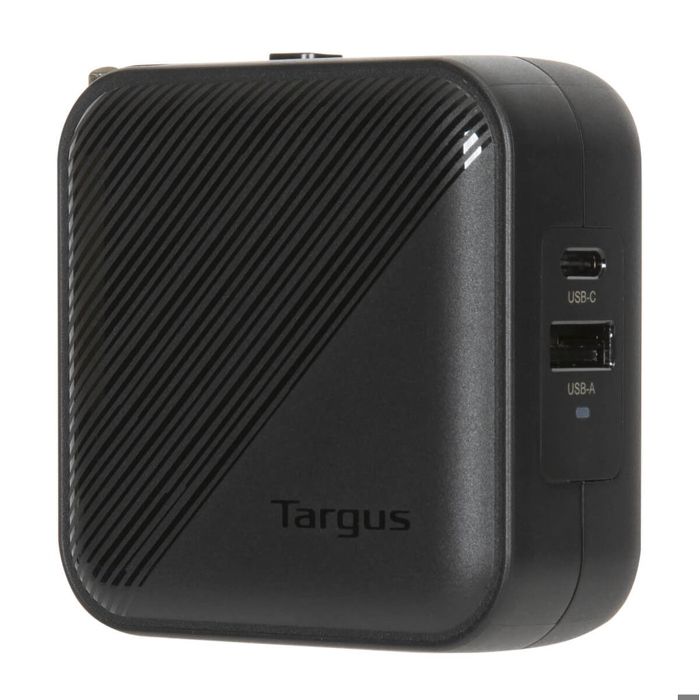 Targus APA803GL, Vnitřní, AC, Černá NABÍJEČKA ADAPTÉR TARGUS 65 W GAN CHARGER - MULTI PORT - S CESTOVNÍMI ADAPTÉRY je