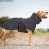 Dog Hoodie Warm Winter Dog Clothes Thickened High-Neck Dogs Calming Jacket Soft Windproof Dog Anxiety Vest Cold Weather