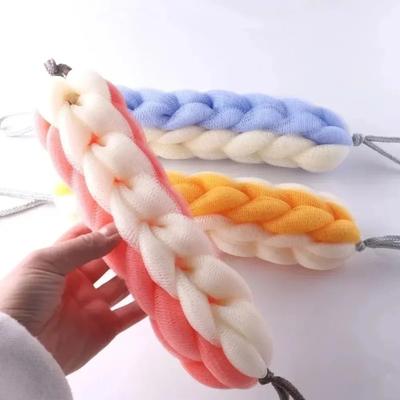 Bath Brush Body Back Frosted Cloth Towel Mesh Shower Silk Towel Bath Massage Brush Bathroom Cleaning Tool Sponge Brush