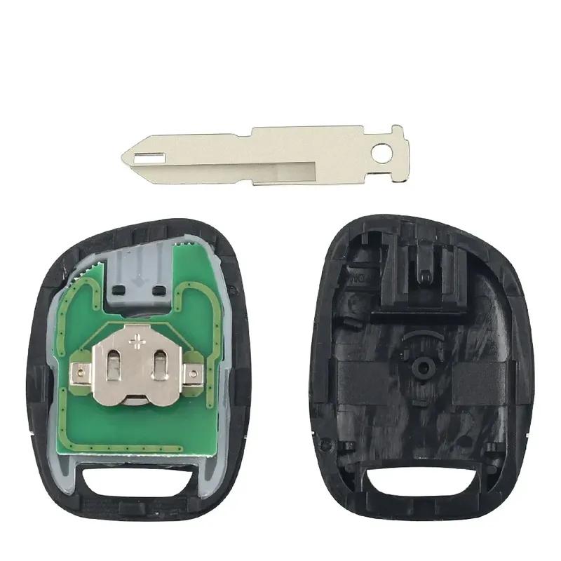 KEYYOU With Cutting Service Car Remote Alarm Key Fit For Renault Master Kangoo Clio Twingo NE72 VAC102 Blade PCF7946 Chip 433MHZ