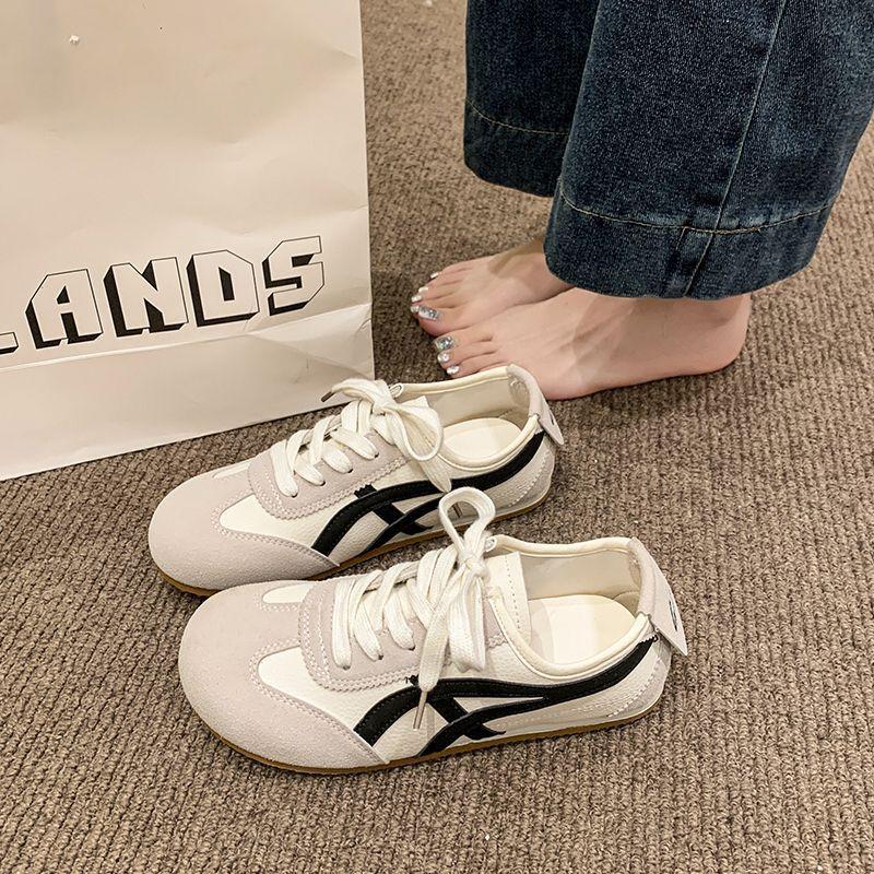 European station thick-soled inner height increase German training shoes women's 2025 autumn new versatile mesh sports and leisure shoes Forrest Gump