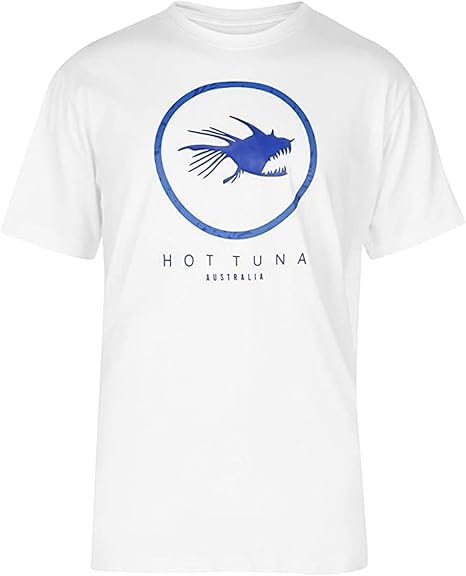 Hot Tuna Mens Crew T Shirt Neck Tee Top Short Sleeve XL белый