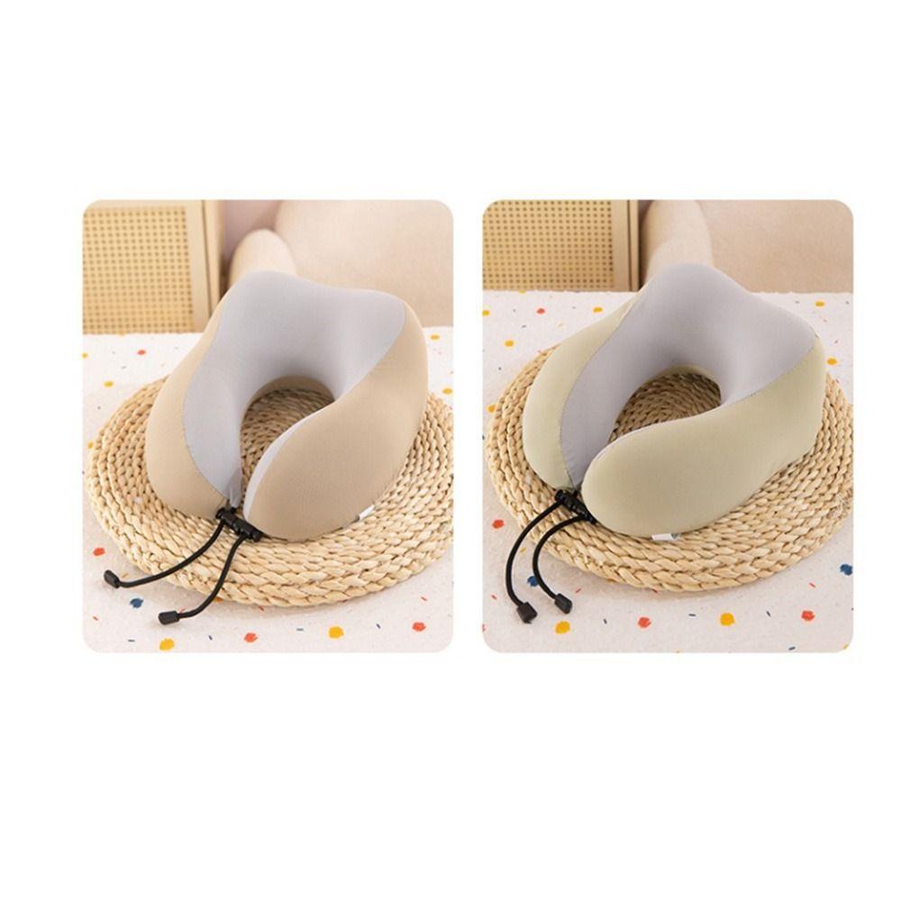 Portable Travel U-shaped Pillow Cooling Napping Neck Pad Soft Sleeping Neck Pillow  Nap