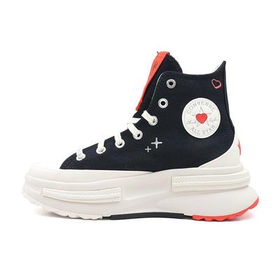 Unisex Trampki Run Star Legacy CX Czarne na Platformie z Akcentami Serca A09112C