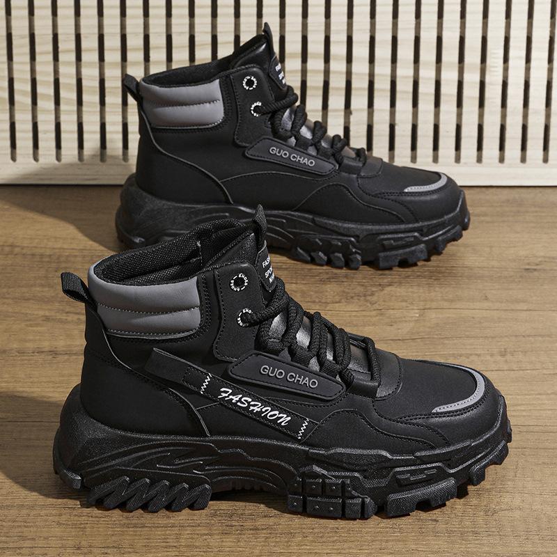 

Men s shoes autumn 2024 new men s Martin boots trendy versatile tooling non-slip and wear-resistant desert bumblebee boots 44