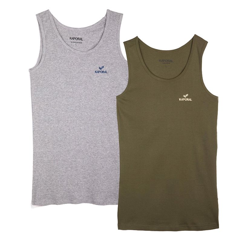 Pack of 2 Ramon Tank Tops for Men KAPORAL