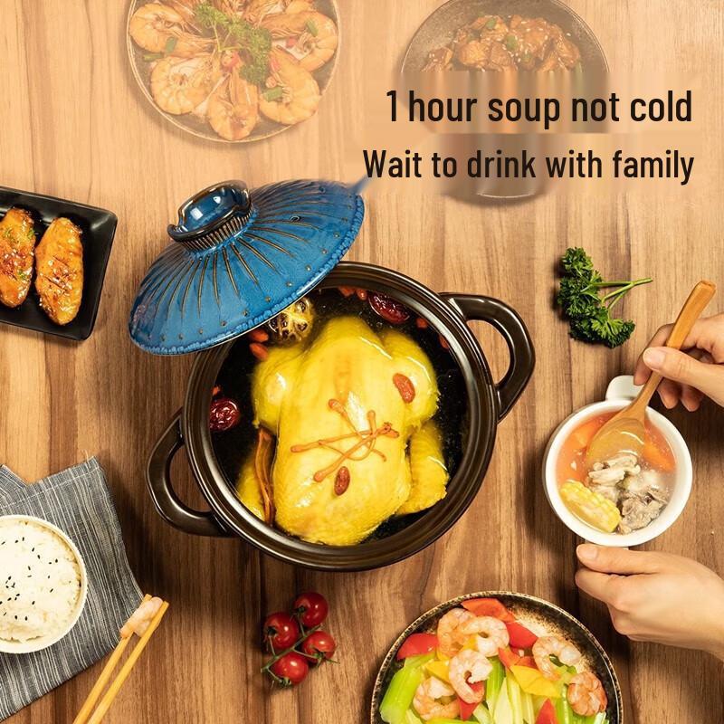 COOKER KING 2.5L Ceramic Stew Pot