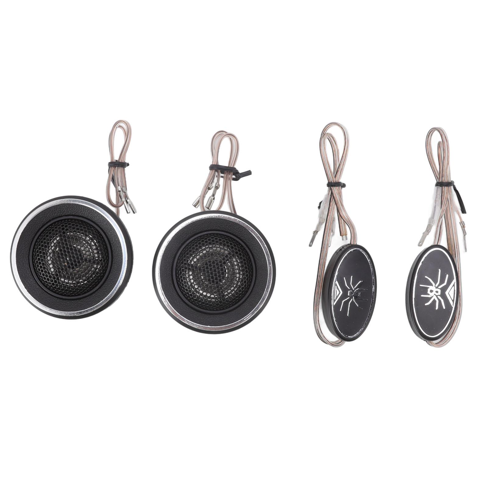 

2 шт. Купольный твитер 150 Вт 4 Ом Встроенные конденсаторы Автомобильный динамик для всех автомобильных аудиосистем