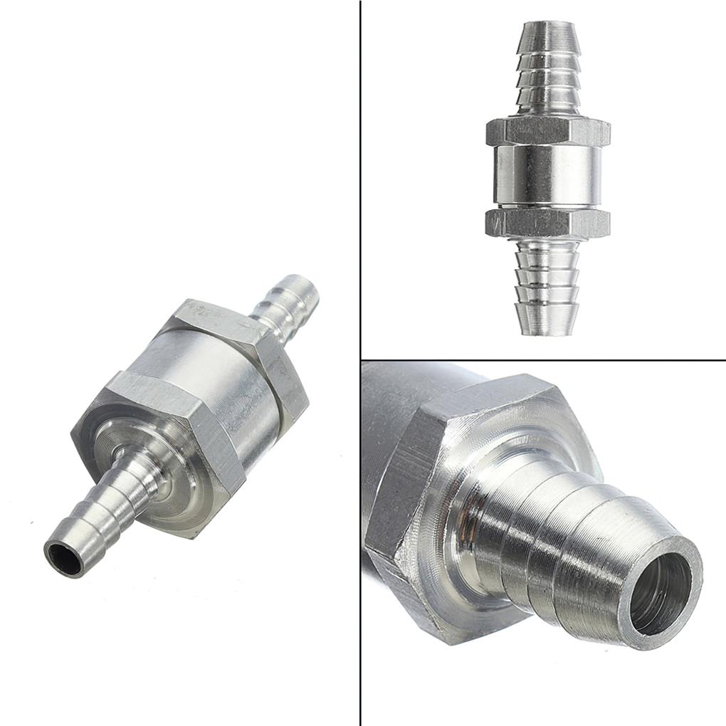 Car One-way Check Valve Vehicle Oil Tube Parts Replace Fittings Aluminum Alloy 6mm Non Return Valves Modified Component