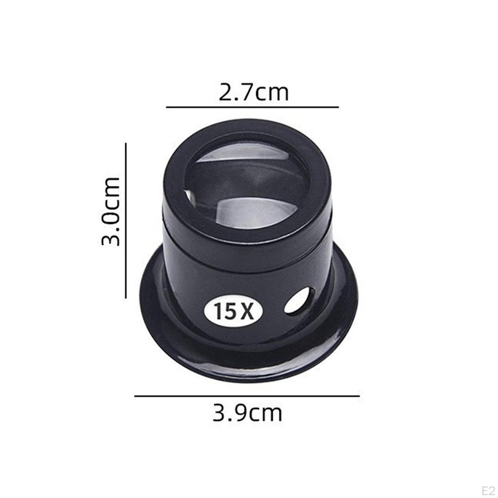 Glass Monocular Glasses Portable Tool PP Iron Material Suitable for Watch Repair Jewelry Experiments