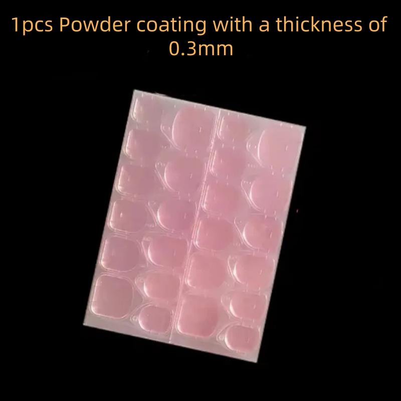 Double Sided Nail Jelly Glue Transparent Fake Nail Art Tape Adhesive Stickers DIY Reusable Nail Accessories